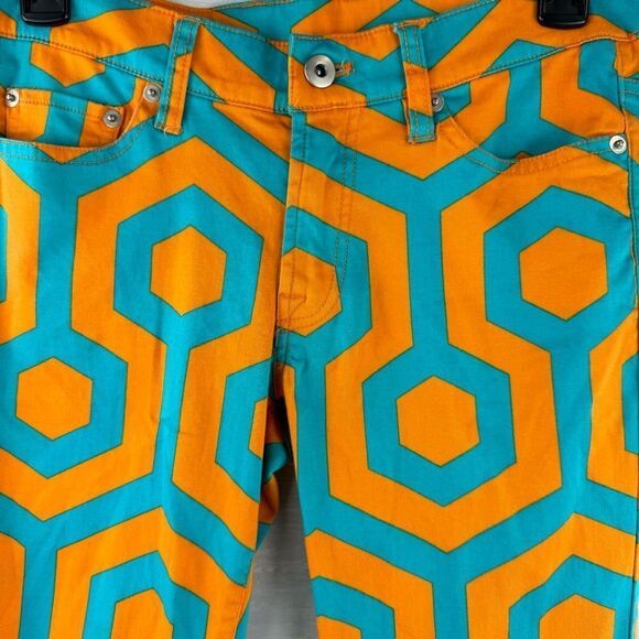 Loudmouth South Beach Print Mid-Rise Golf Pants - Picture 3 of 7